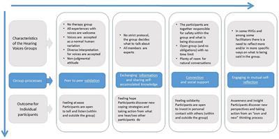 Emerging Processes Within Peer-Support Hearing Voices Groups: A Qualitative Study in the Dutch Context